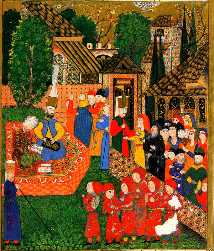 Knabenlese Suleymanname 1558